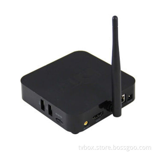 Android based set top box with A31S quad-core CPU, supports WiFi/BT Miracast/Android 4.2.2 OS/HDMI